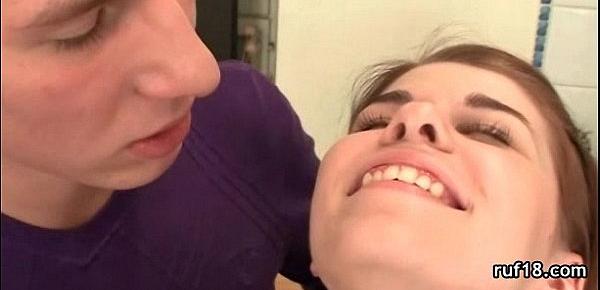  Amateur teen loves to suck cock